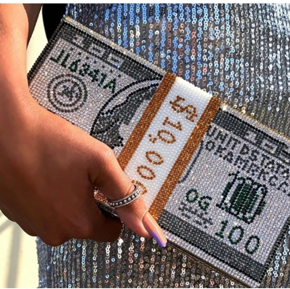 Money Clutch Gray - Picture 2 of 8